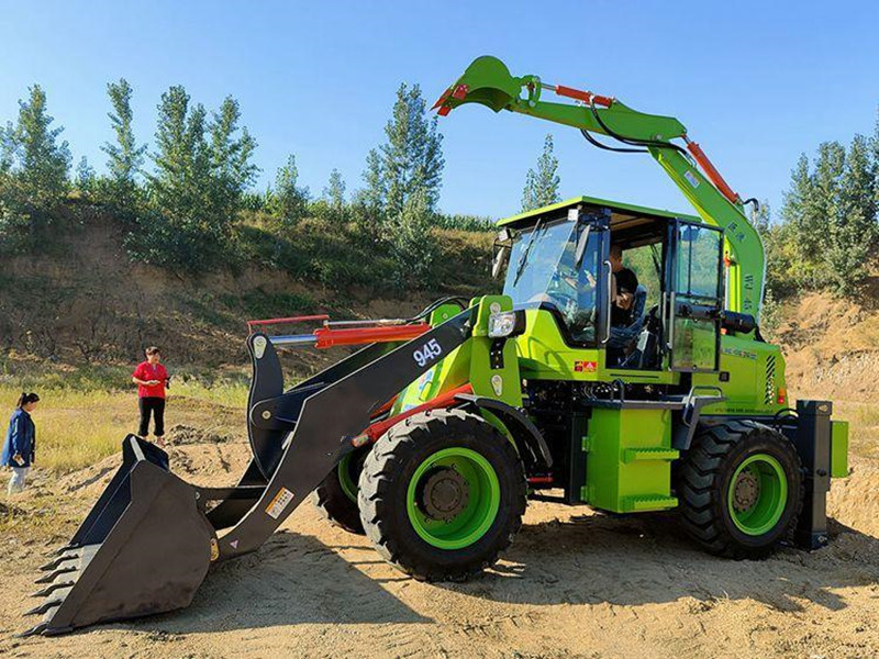 Loader backhoe ET942-45 China best selling backhoe with breaker