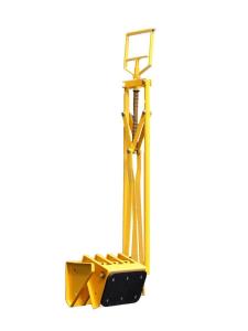 China Traffic Yellow 151*218*816mm Smart Parking Lock wholesale