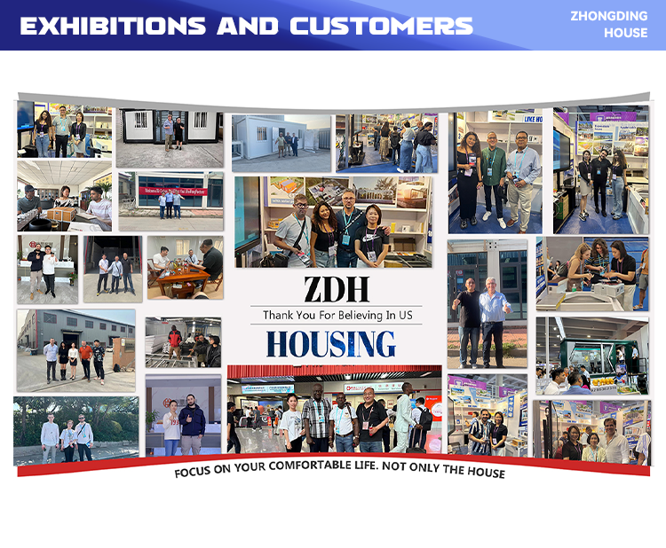20ft Detachable Container Modular Prefab House with Toilet and Online Technical Support