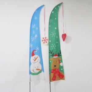 China Christmas Bali Flag Snowman and Reindeer wholesale