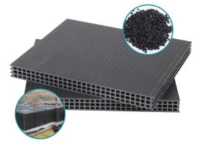 China PP Fluted Hollow Construction Formwork 12mm 15mm 18mm wholesale