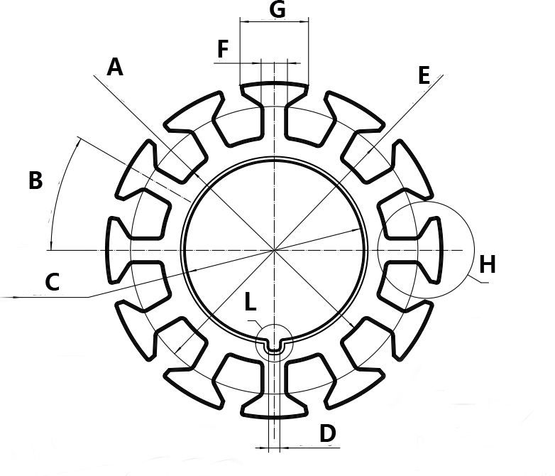 Ceiling Fan Generator Bldc Rotor Core Stator Powder Metallurgy Parts