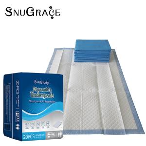 China SNUGRACE Customizable Incontinence Pads Adult Disposable Underpad for Incontinence wholesale