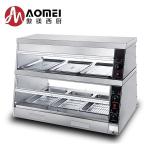 Electric Stainless Food Warming Showcase with 45kg Capacity and Adjustable