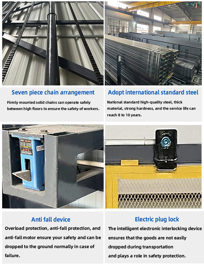 500kg-20000kg Hydraulic Cargo Lift Indoor Goods Lift For Warehouse 1