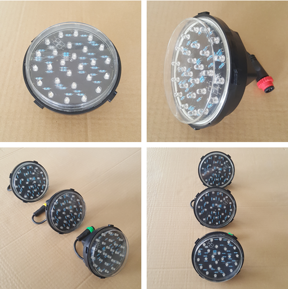Flip Door Integrated Body 100MM Body 1-PC Body Traffic Light Part Plastic Housing