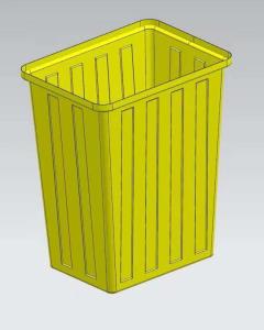 China High Tensile Strength Plastic Box Mould 380 Liters Aging Resistance wholesale