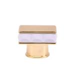 SGS Perfume Spray Caps Square Stainless Steel 28.5*40mm
