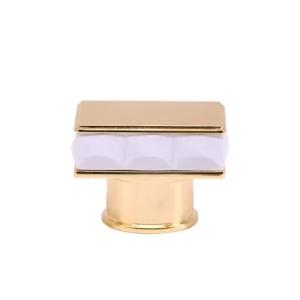 China SGS Perfume Spray Caps Square Stainless Steel 28.5*40mm wholesale