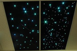 China 90W Fiber Optic Light Panels 60x120cm RGB Cinema Ceiling Light Panel wholesale