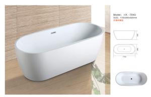 China Modern Bathtub,Acrylic bathtub white color,Bathtub, seamless Bathtub. HK-7043 Size:175X80X62CM wholesale