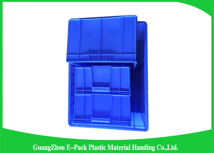 Rectangle Folding Plastic Storage Trays Long Service Life 545 * 420 * 380mm