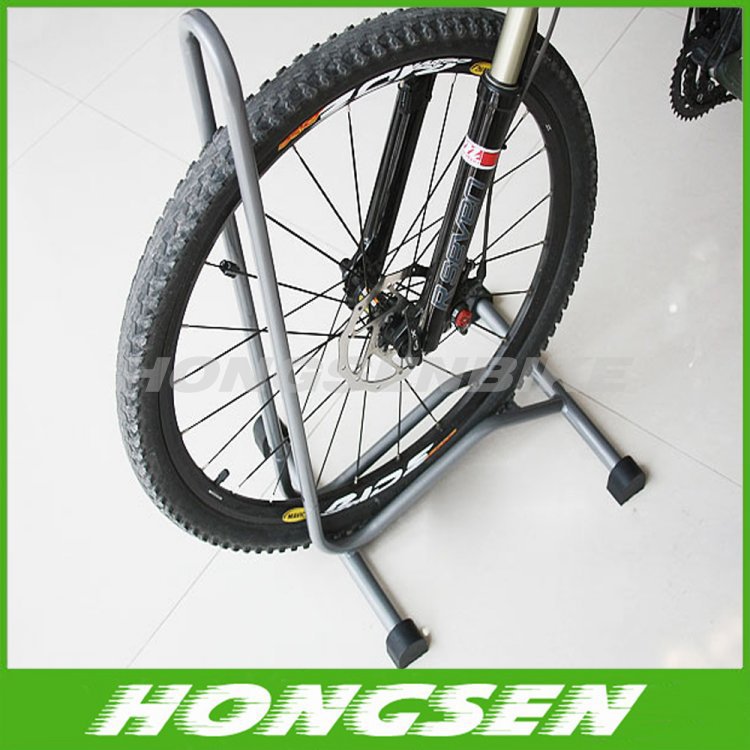 L type bike stand one bicycle frame bike display stand portable rack/bike stand