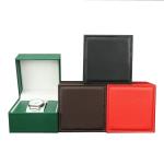 Waterproof PU Leather Watch Box With Jewelry Drawer Storage Display Box Custom