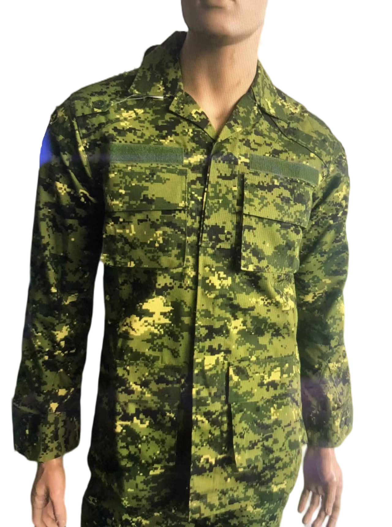 65 Polyester 35 Cotton / Twill Fabric ACU Military Uniform Set For Malaysia Army