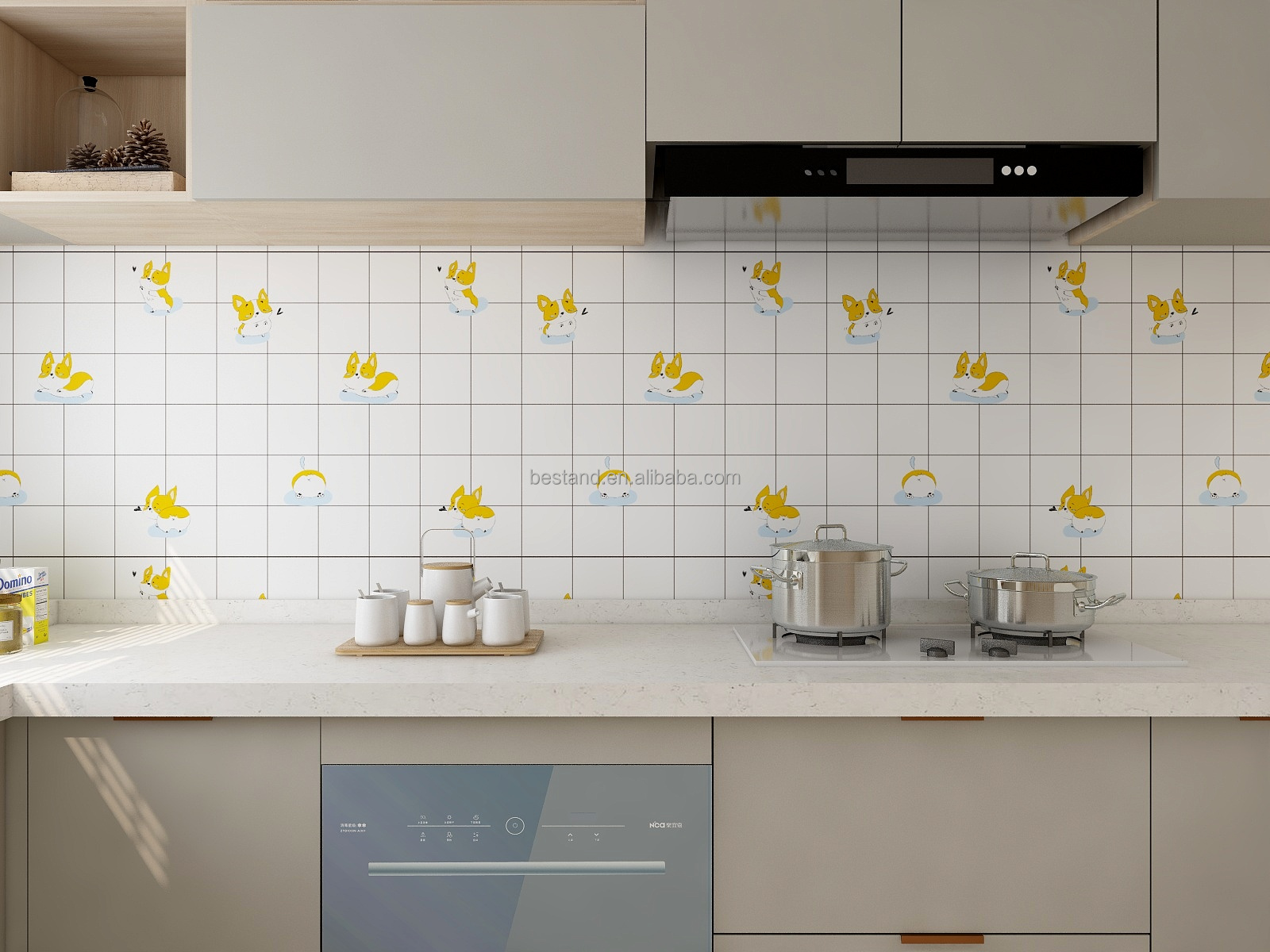 3D Wall Paper for Modern Home Decoration in Modern Design Style 0.60 M * 100M Roll Size