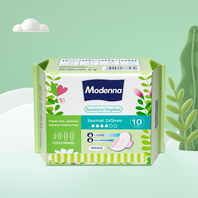 OEM brand name blue chip women pads sanitary pads napkin manufacturer in China