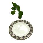 Durable Melamine Round Plate Tasteless Ripple Dinnerware Salad Plate
