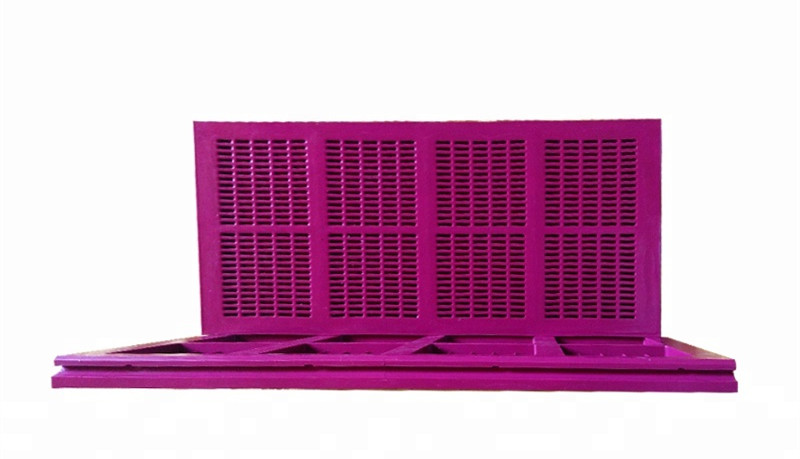 Self Cleaning Dewatering Polyurethane Screen Mesh For Broken Aggregates 1200x305