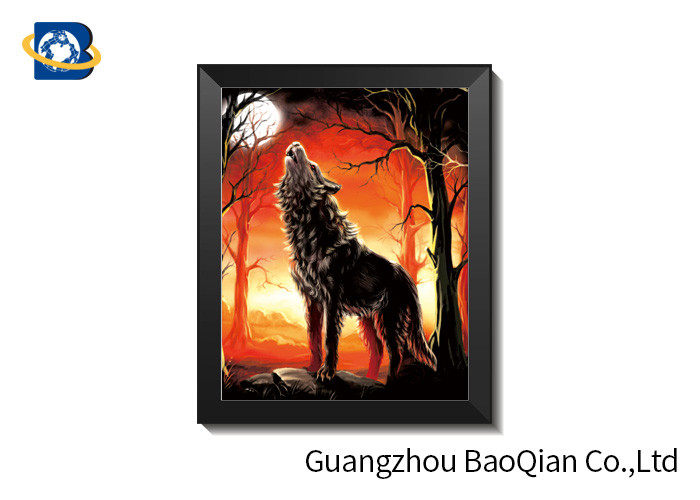 CMYK Color Plastic PP 3D Lenticular Pictures Introduction Movie Poster