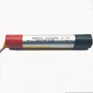 China Rechargeable Lipo 10C 08500 Lithium Battery Cells 3.7V 240mAh wholesale