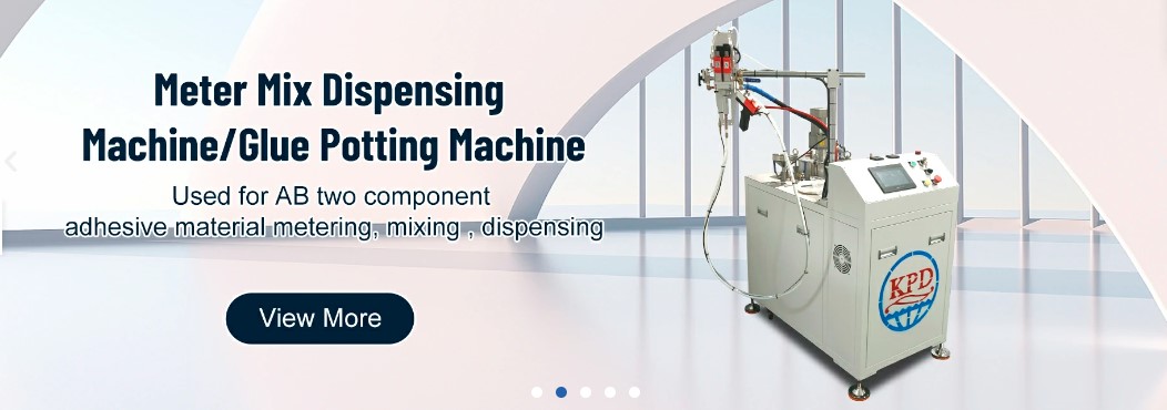 Semi Automatic AB Glue Dispenser With Static And Dynamic Mixing Glue Potting Machine