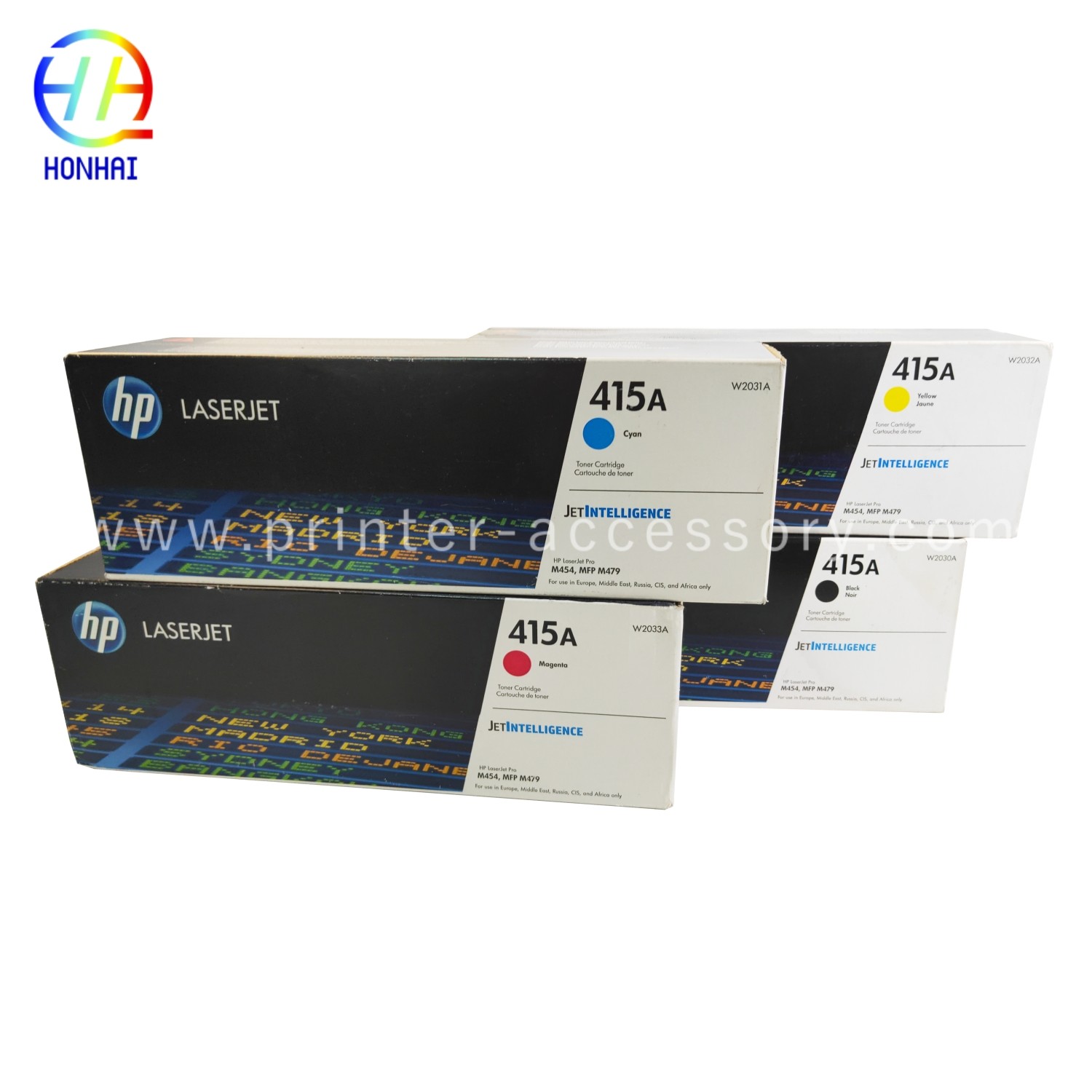 Original Toner Cartridge For HP 415A W2030A W2030A W2032A W2033A LaserJet Color Printer M454dn MFP M479dw M454dw