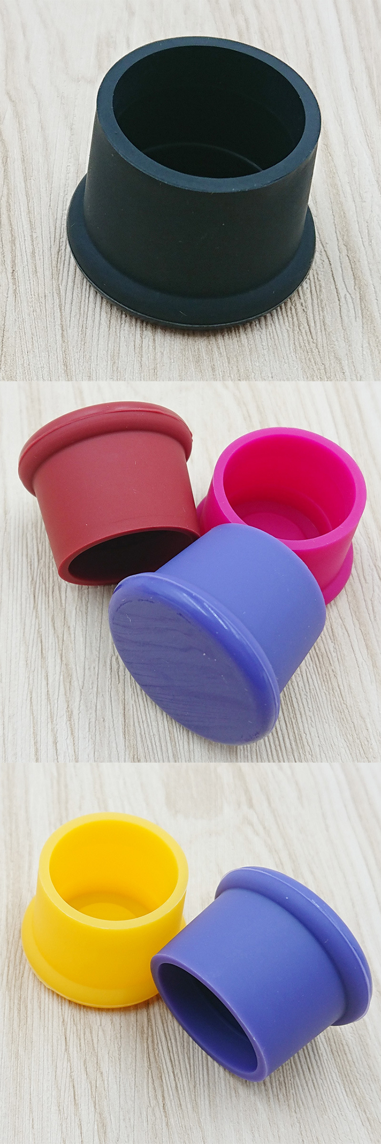 OEM Non Toxic Reusable Silicone Wine Bottle Caps
