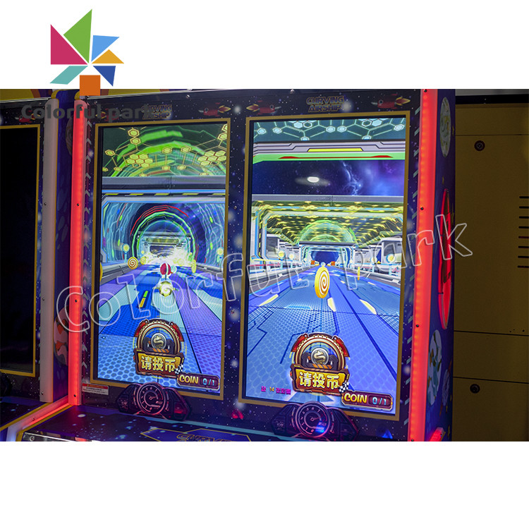 Two Person Car Racing Arcade Machine ，CE Certificate Sonic Racing Arcade