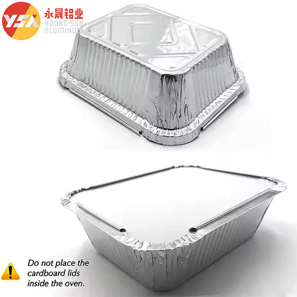 Aluminum Take Out Containers 450ml 500ml 750ml Foil Tin Trays Aluminium To Go Containers