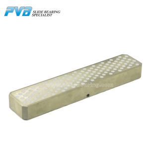 China Lubripad Graphite Plugged Bronze Wear Plate Aluminum Bronze PTFE Bearing Pads wholesale