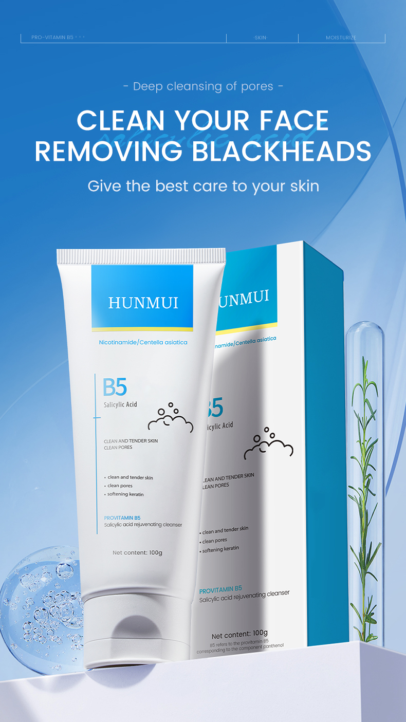 Wholesale Salicylic Acid Soothing Moisturizing Cleanser Refreshing Non Greasy Moisturizing Face Cleanser