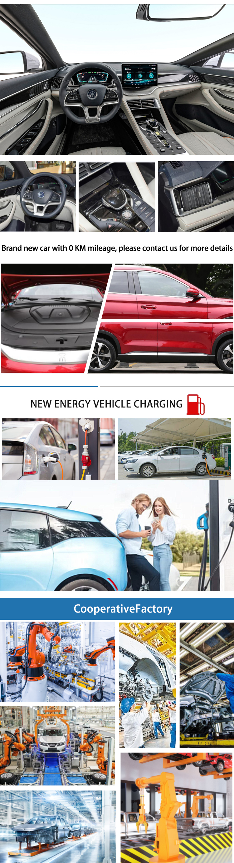 Chinese New Energy Vehicles Electric SUV Cars Byd Yuan Song Plus EV Electric Car