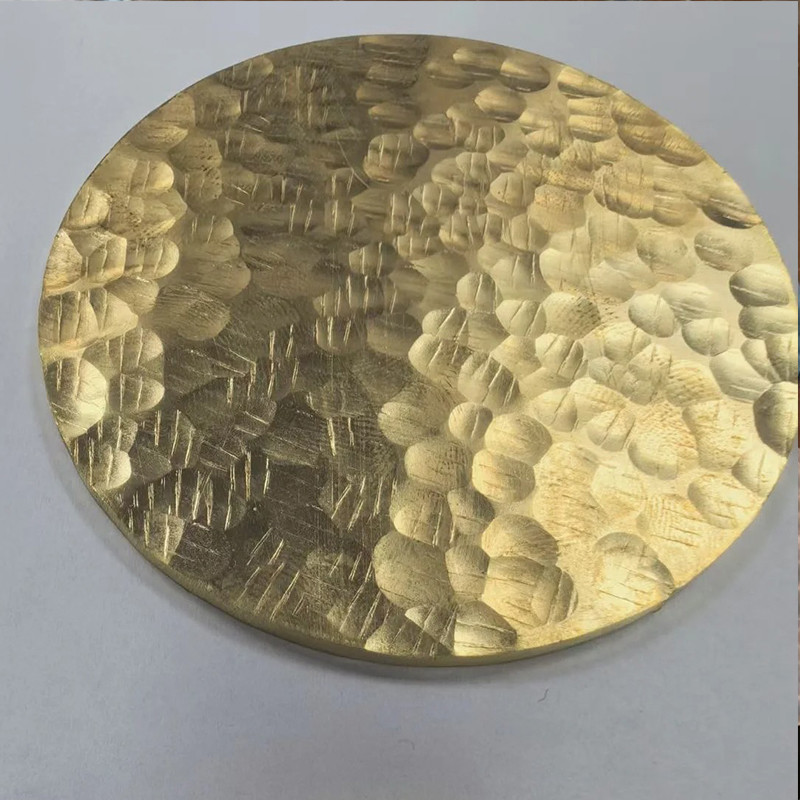 304 Hammered Stainless Steel Sheet Textured Decorative Plate