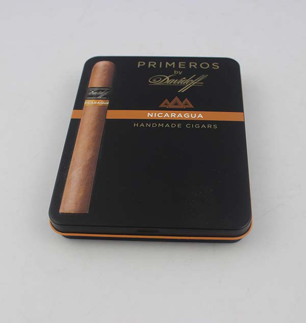 Tinplate Black Cigarette Tin Box CYMK Printing Thickness 0.2mm