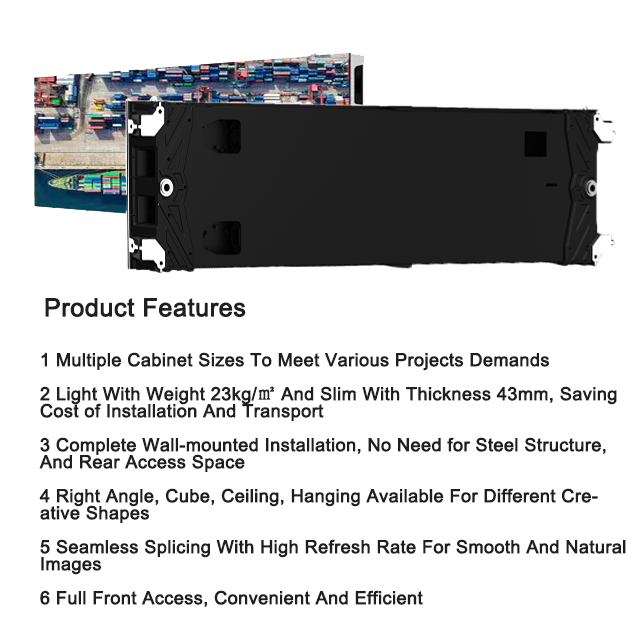 Indoor Full Color Indoor LED Screen P1.9 P2.6 P3.91 LED Display Screen
