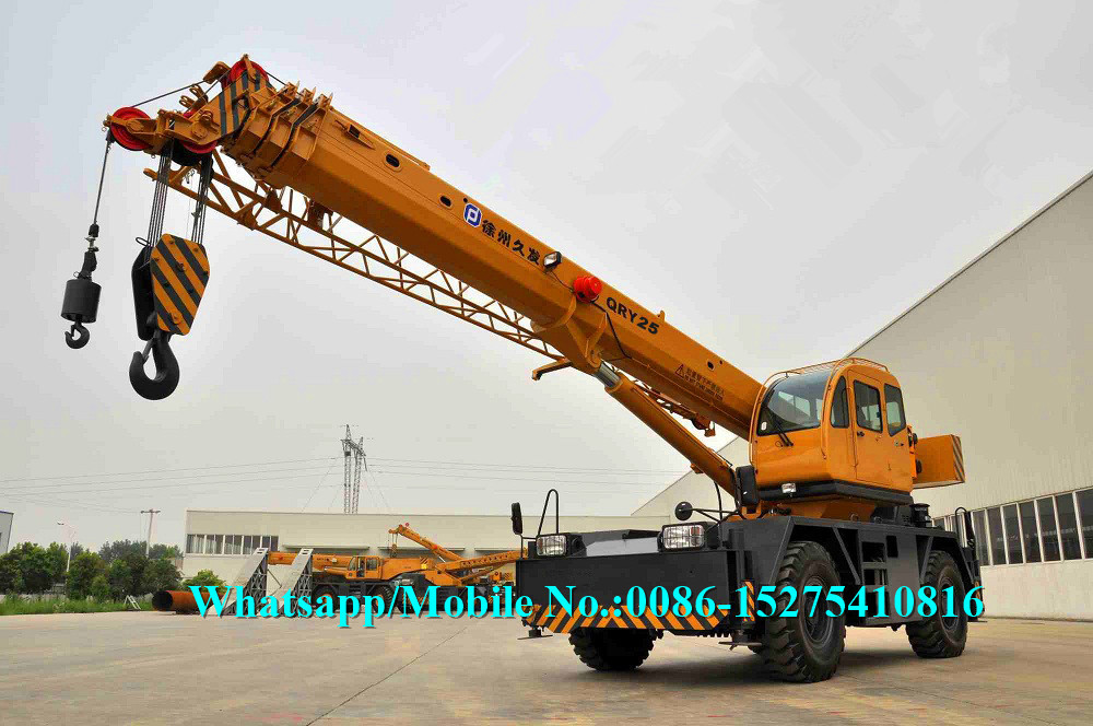 All Wheel Drive 4x4 XCMG Sany Zoomlion 25 Ton RT25 Mobile rough terrain crane telescopic Boom High Cost Effective