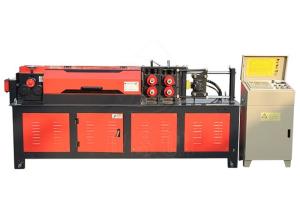 China Flat Steel Rebar Straightening Machine For Channel Steel Rod Straightener Machine wholesale