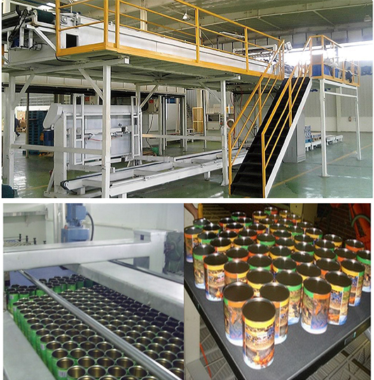 Electric Empty Can Palletizer , Tin Container Making Machine For Food Medical