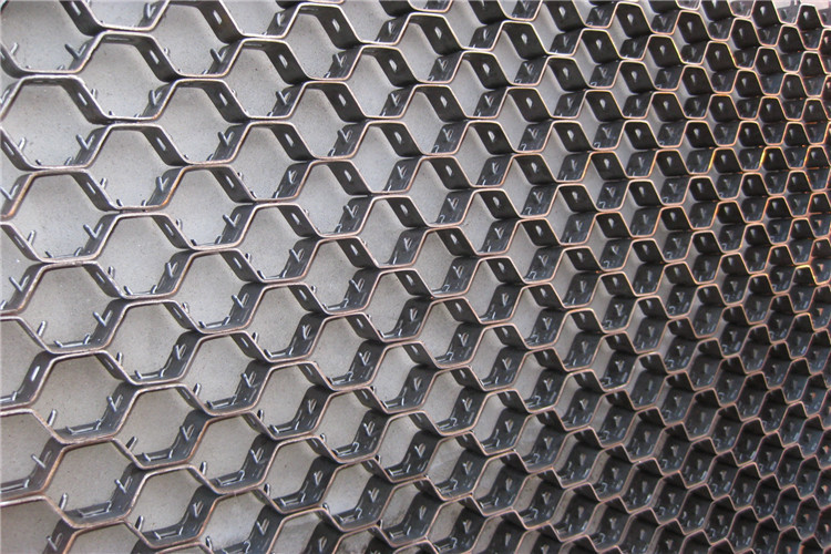 Wear Resistant Hex Mesh Refractory Hexagonal Cellular Grating