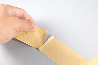 20m-50m Natural Kraft Paper Tube Hot Melt Adhesive Tape Double Sided Clogged Viscosity Tape