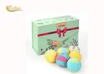 Natural Organic Bath Bombs , Christmas Bath Bomb Set With Shea Butter Coconut