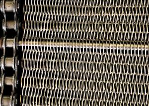 China Anti Corrosion Chain Conveyor Belt 304 Stainless Steel Wire Mesh Food Grade wholesale