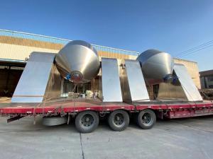 China Double Cone Low Temperature Vacuum Dryer Transmission Heating Mode wholesale