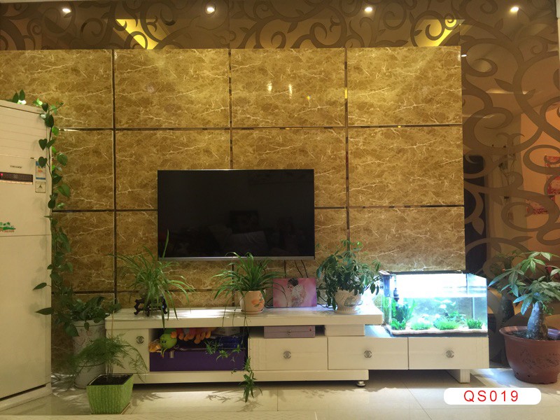 Anti-Static Interior Home 3D Self Adhesive Marble/Brick Wallpaper for Furniture/Bathroom/Kitchen