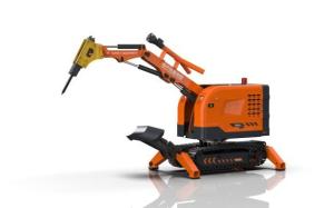China Fire Rescue Remote Controlled 100m Robotic Demolition Machine wholesale