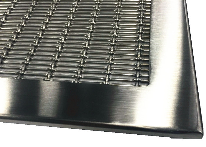 Custom Design Pattern Hole Exterior Wall Cladding Panel With Square Tube Frame