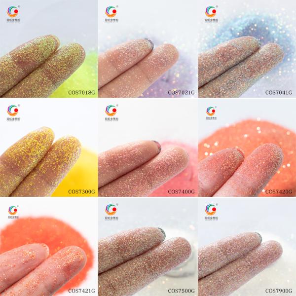 High Flash Fine Biodegradable Eye Glitter Cosmetic Shimmer PET Body Decoration