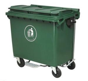 China 660 liters waste bin, waste trolley wholesale