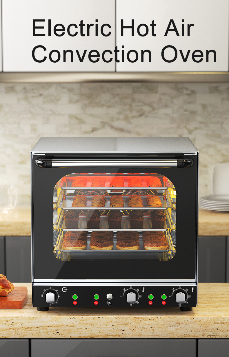 600X620X575mm Stainless Steel Electric Bread Baking Oven with Multifunctional Function